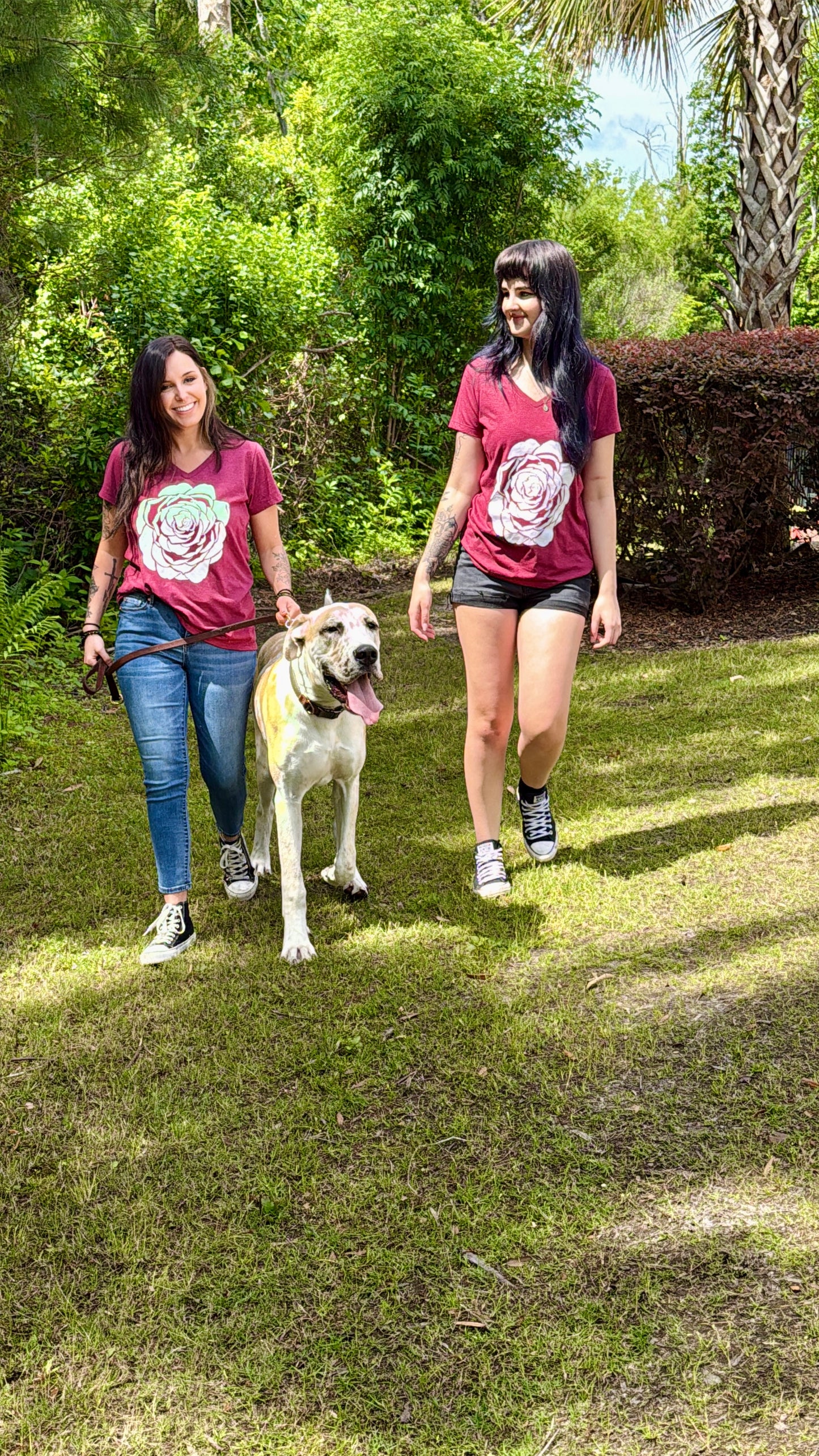 Bold Bloom Camellia Tee