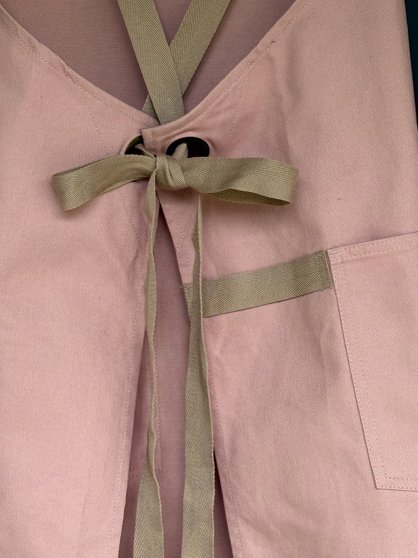 Pink Flower Apron