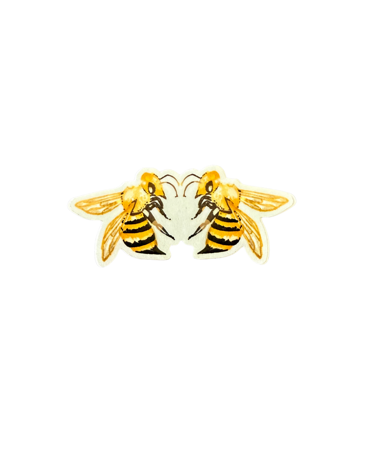 Bee Heart Sticker