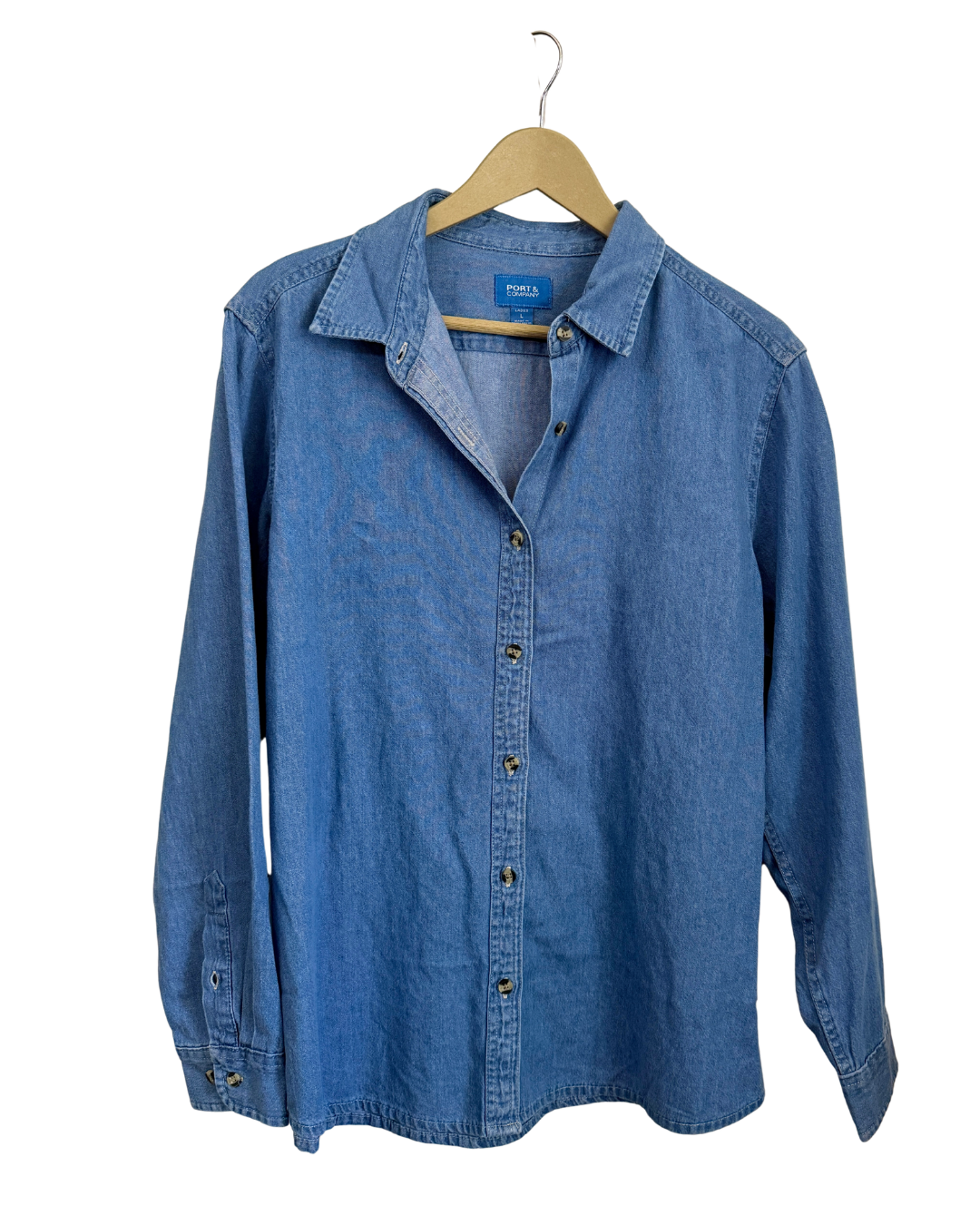 Floral Spine Skele Denim Long Sleeve