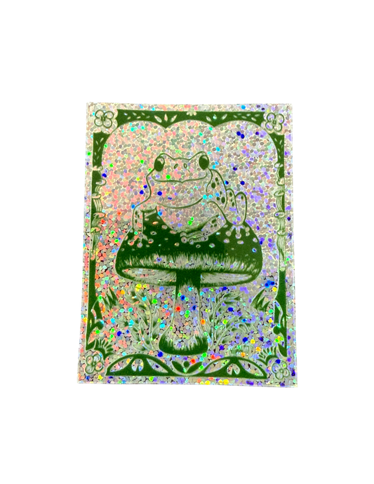 Frog Glitter Sticker