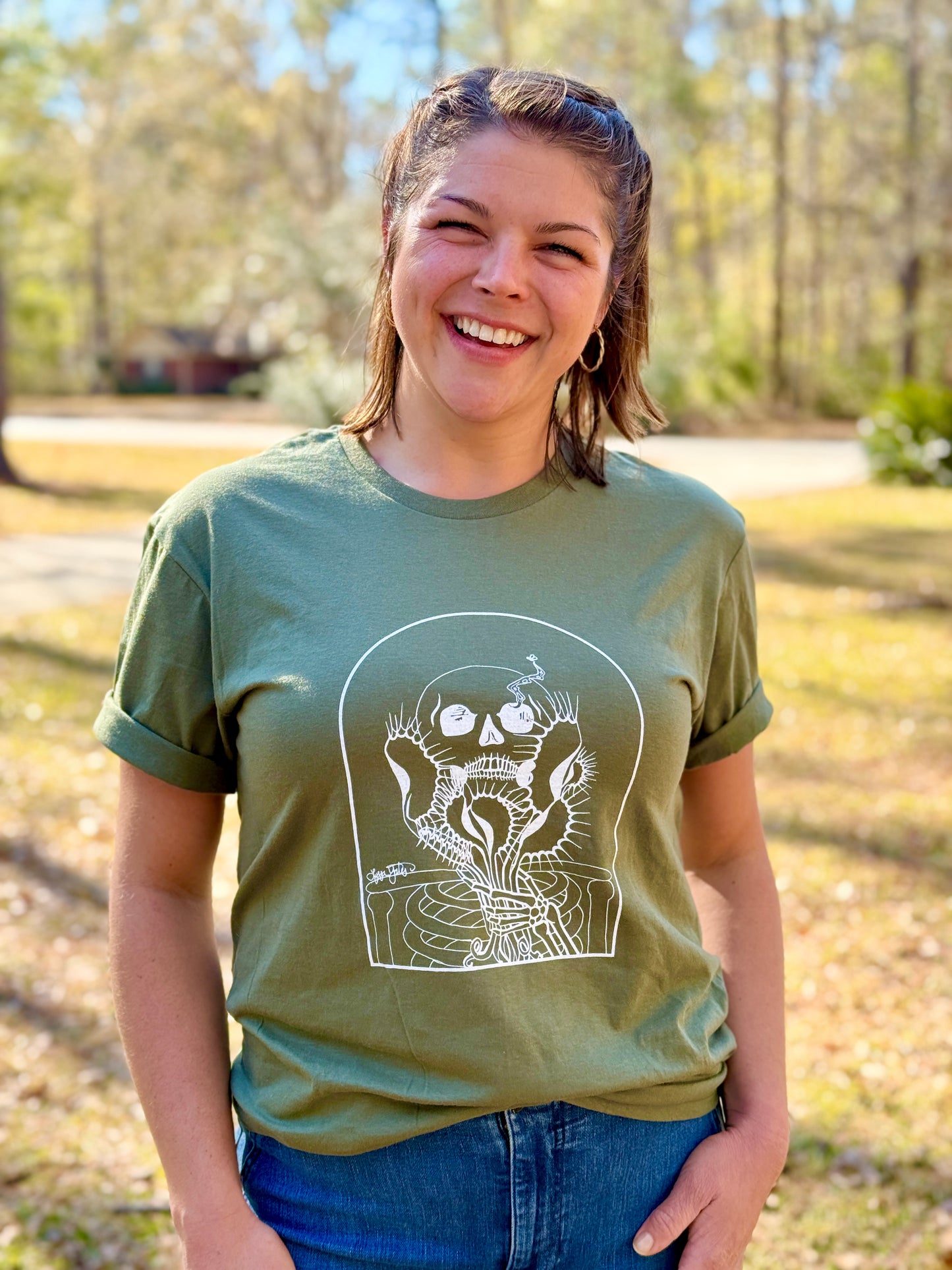 Venus Fly Trap Skele Tee