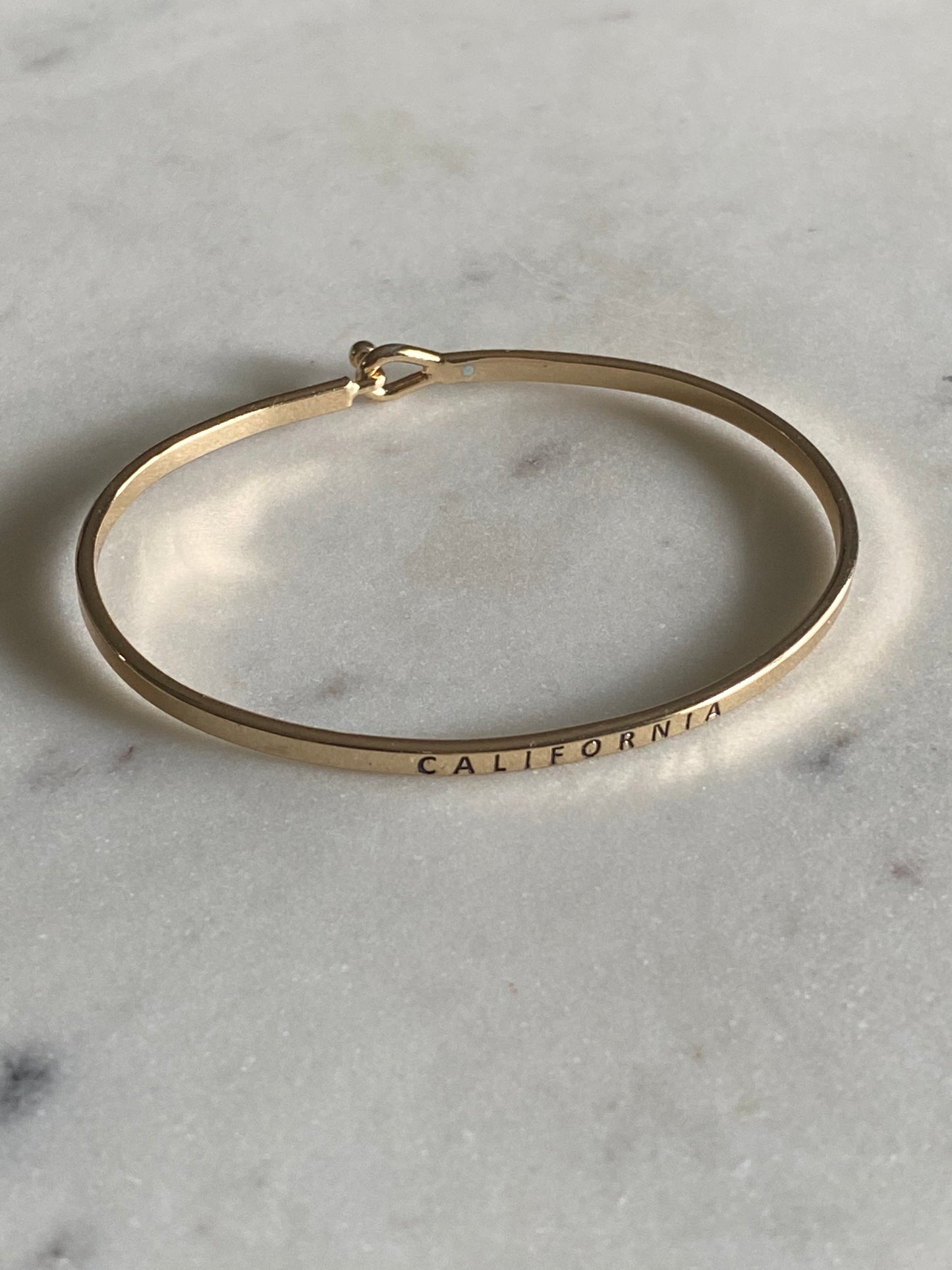 Engraved Metal Bracelet