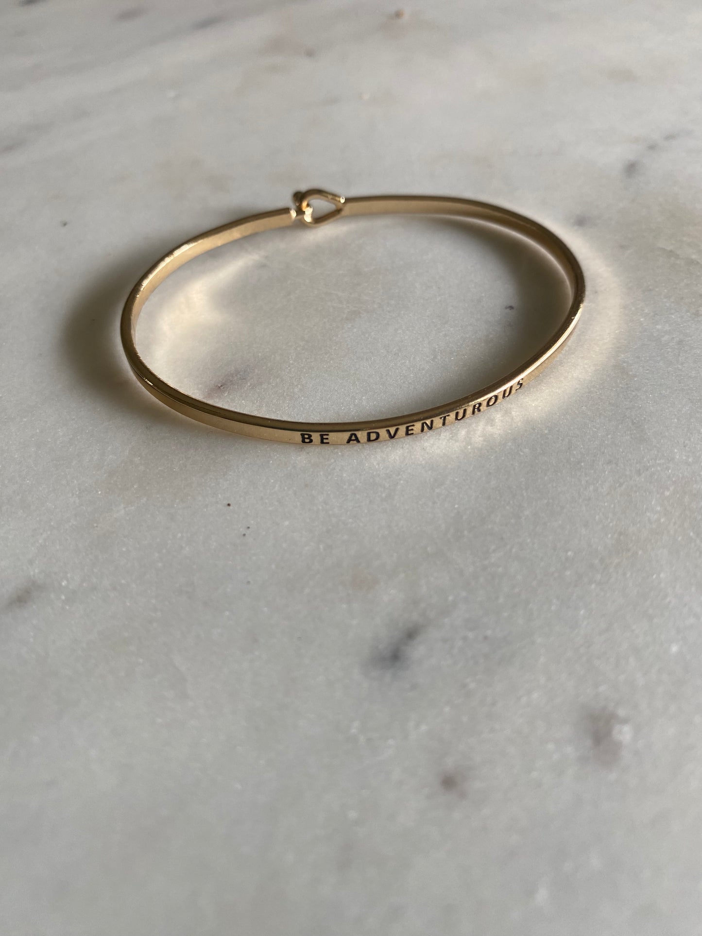 Engraved Metal Bracelet