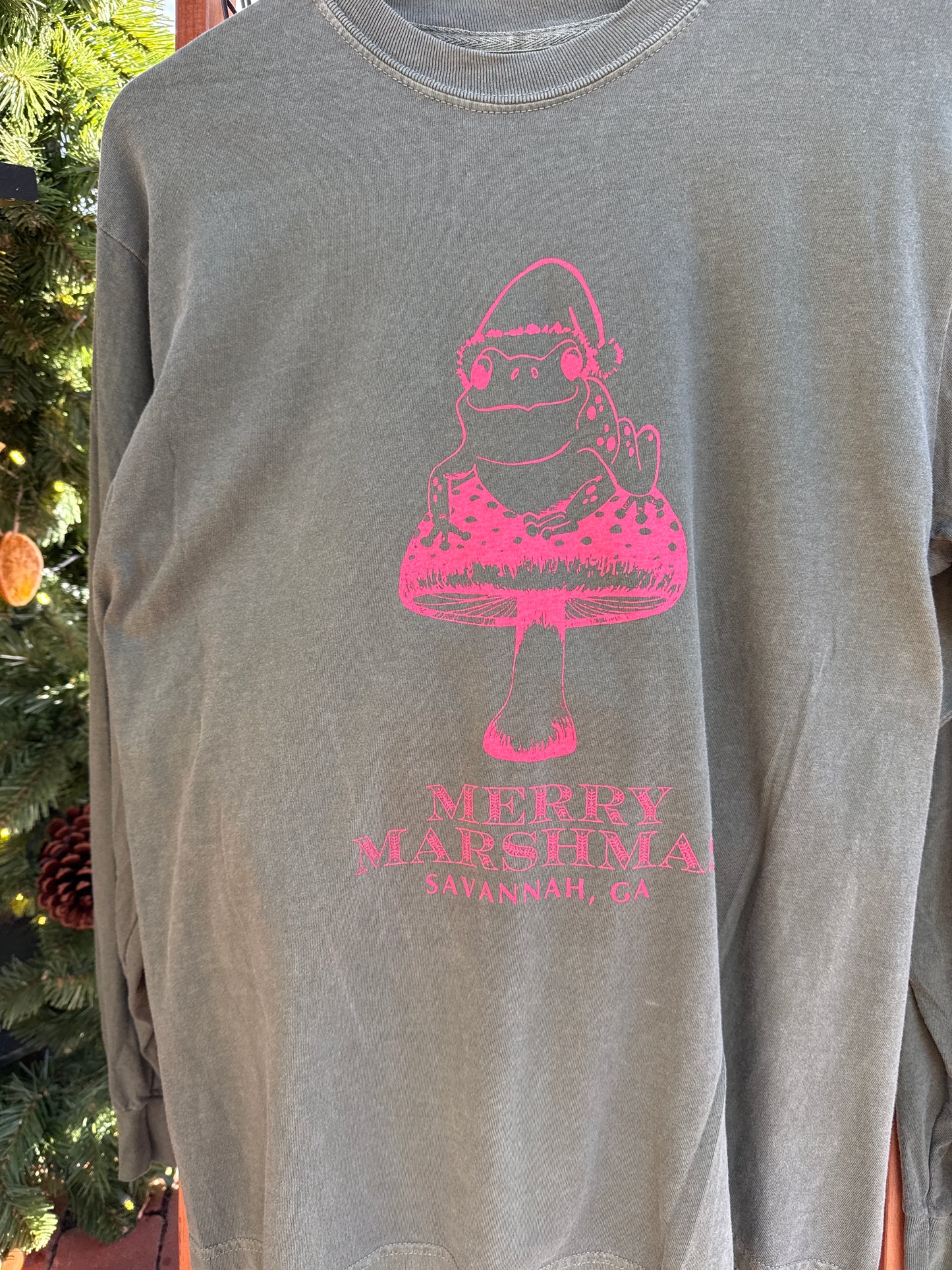 Merry Marshmas Long Sleeve Tee