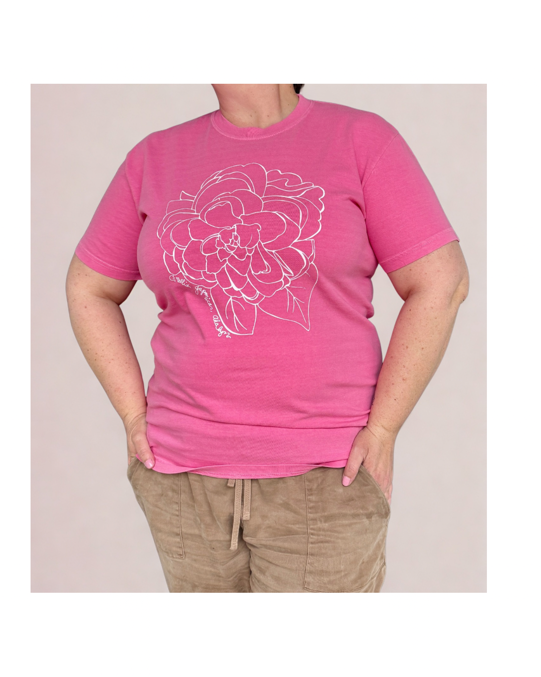 Pink Camellia Adalyn Tee