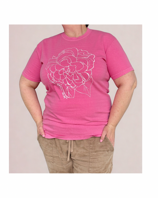 Pink Camellia Adalyn Tee