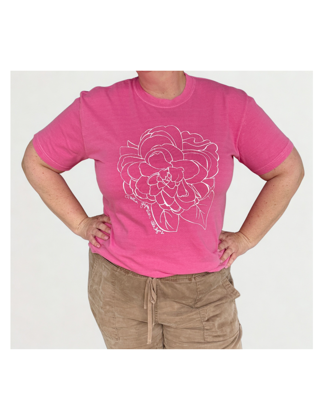 Pink Camellia Adalyn Tee