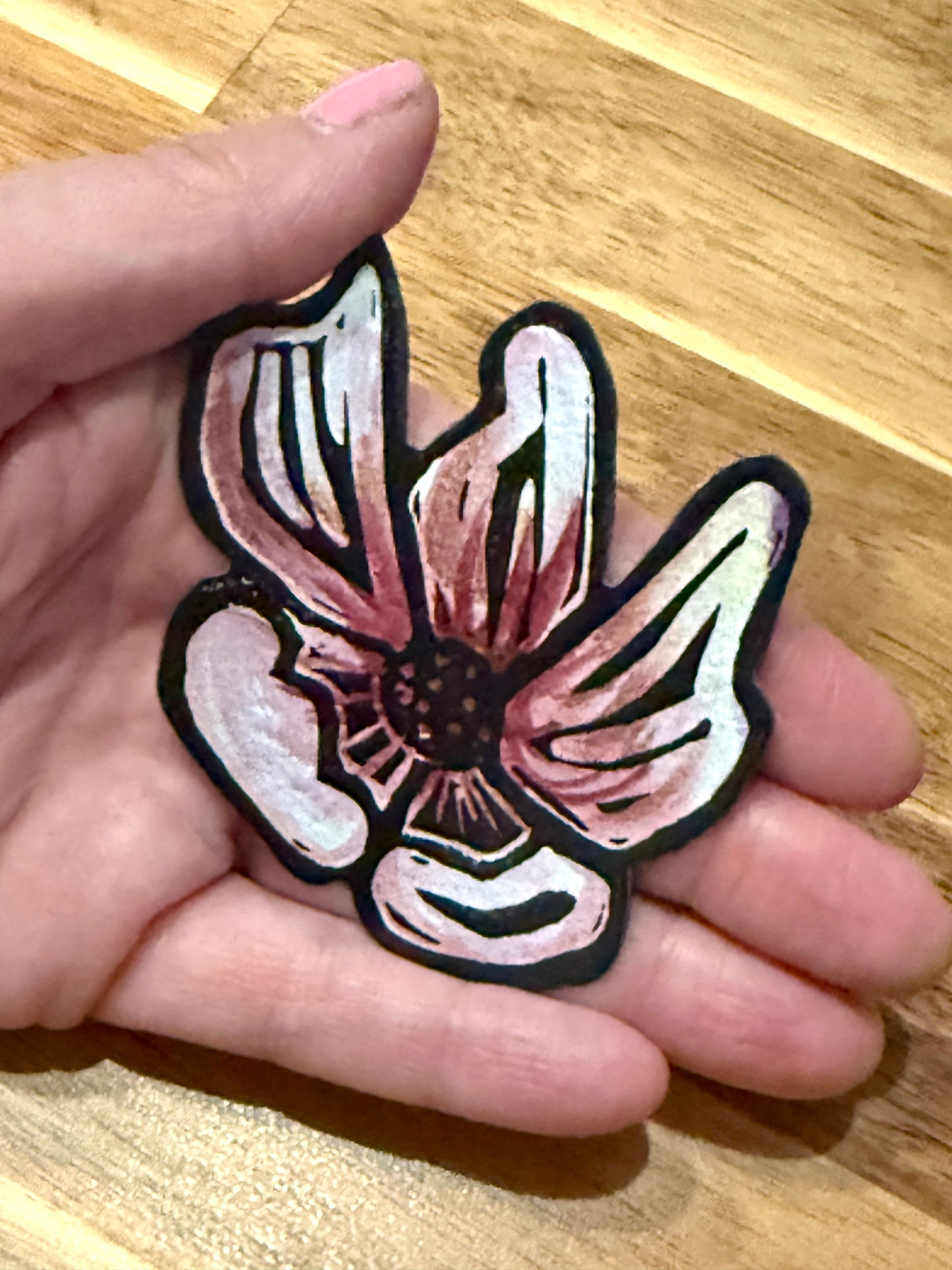 Flower Print Magnet