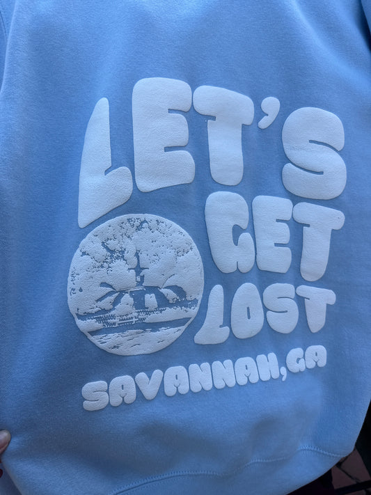 Let’s Get Lost zip up hoodie
