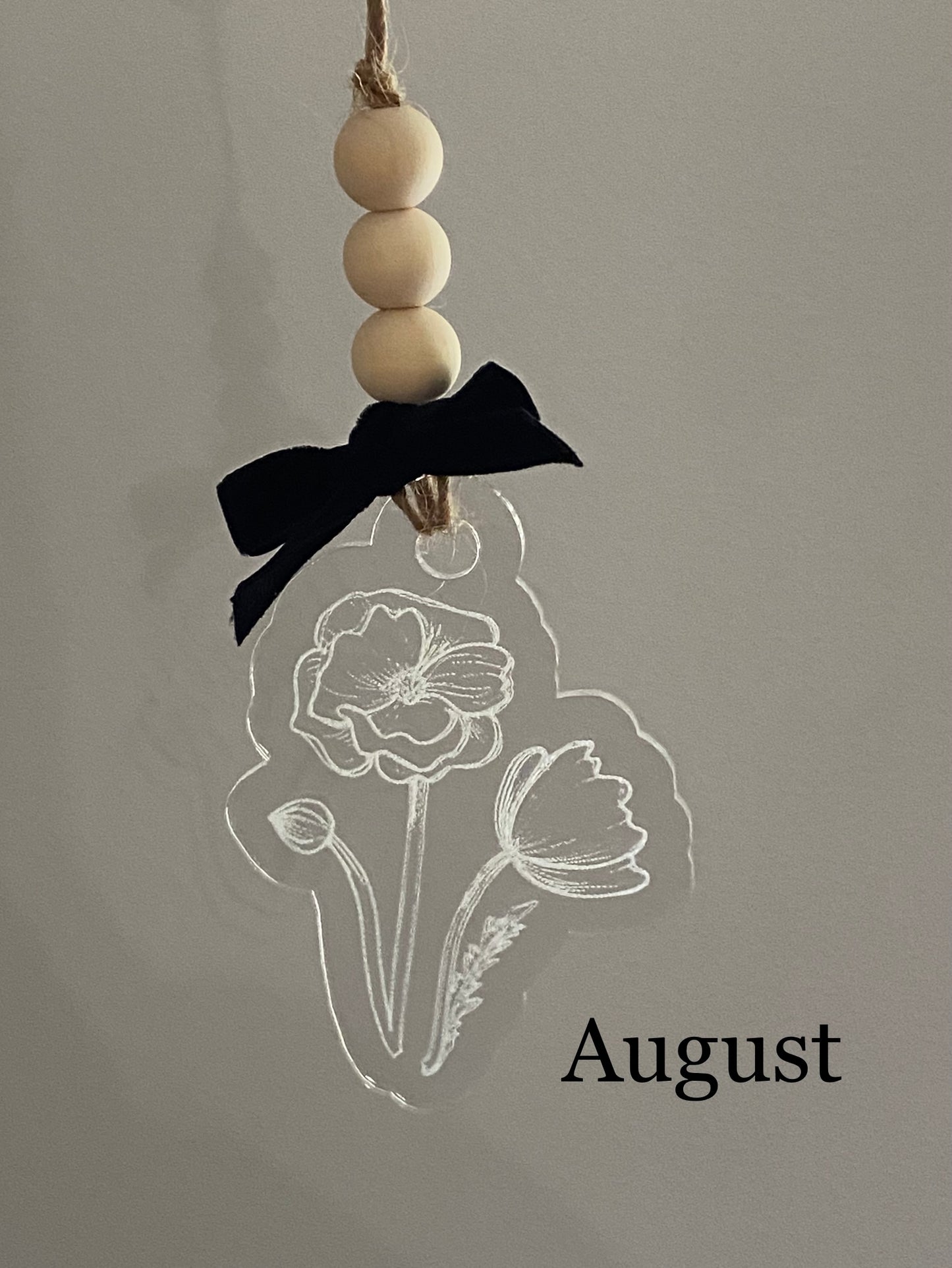 Birth Month Flower Ornament