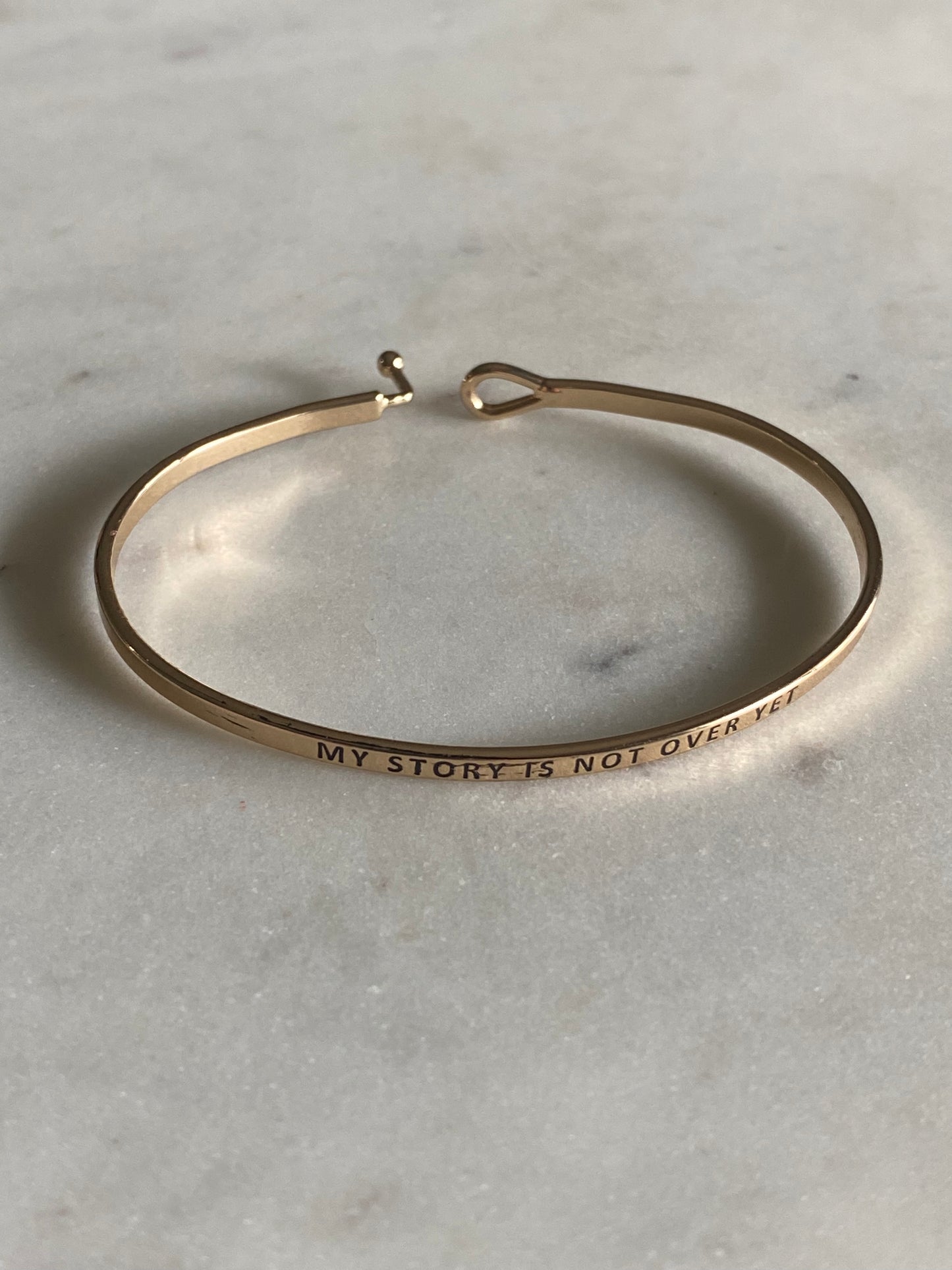 Engraved Metal Bracelet