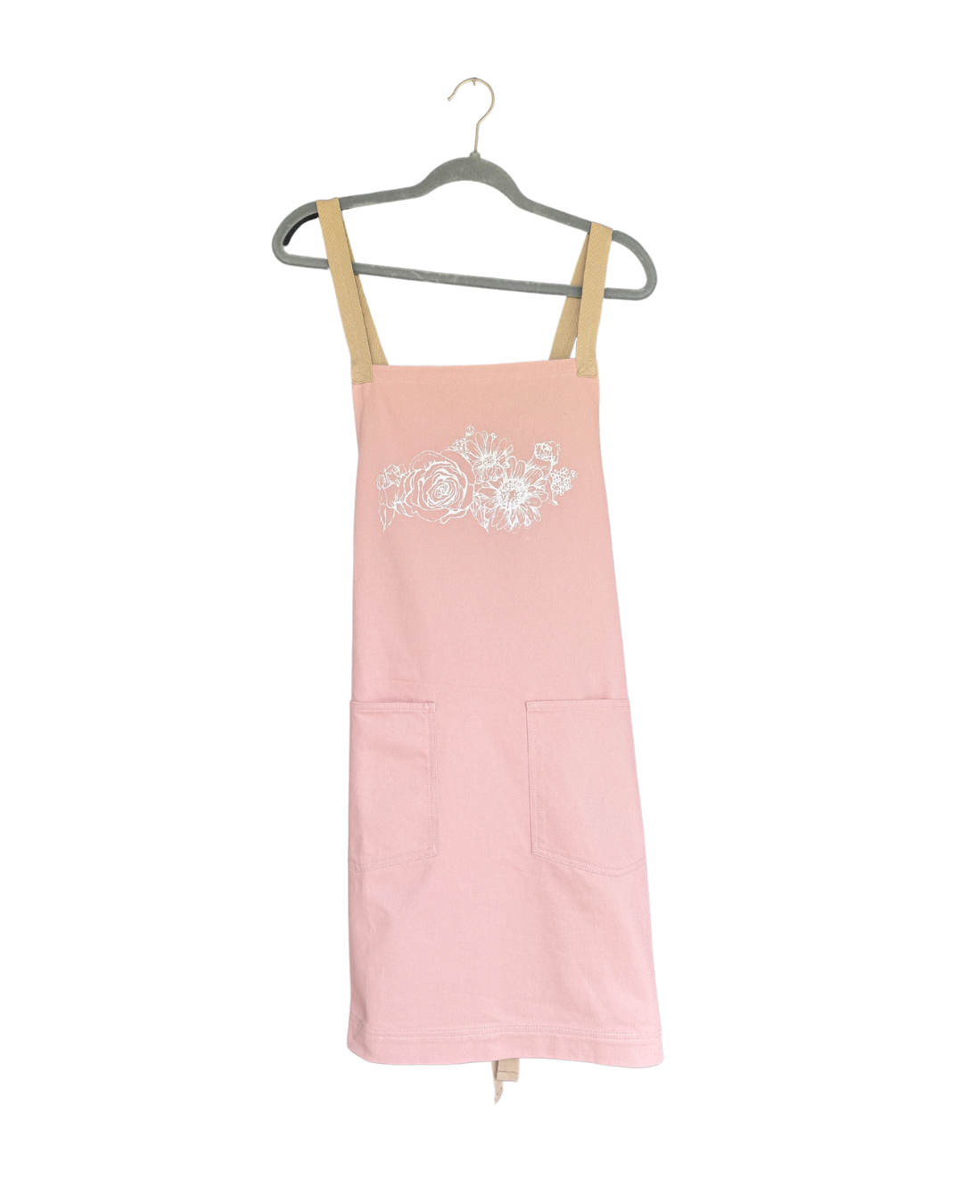 Pink Flower Apron