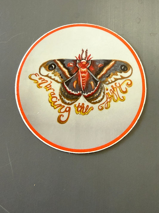 Embracing the Light Sticker