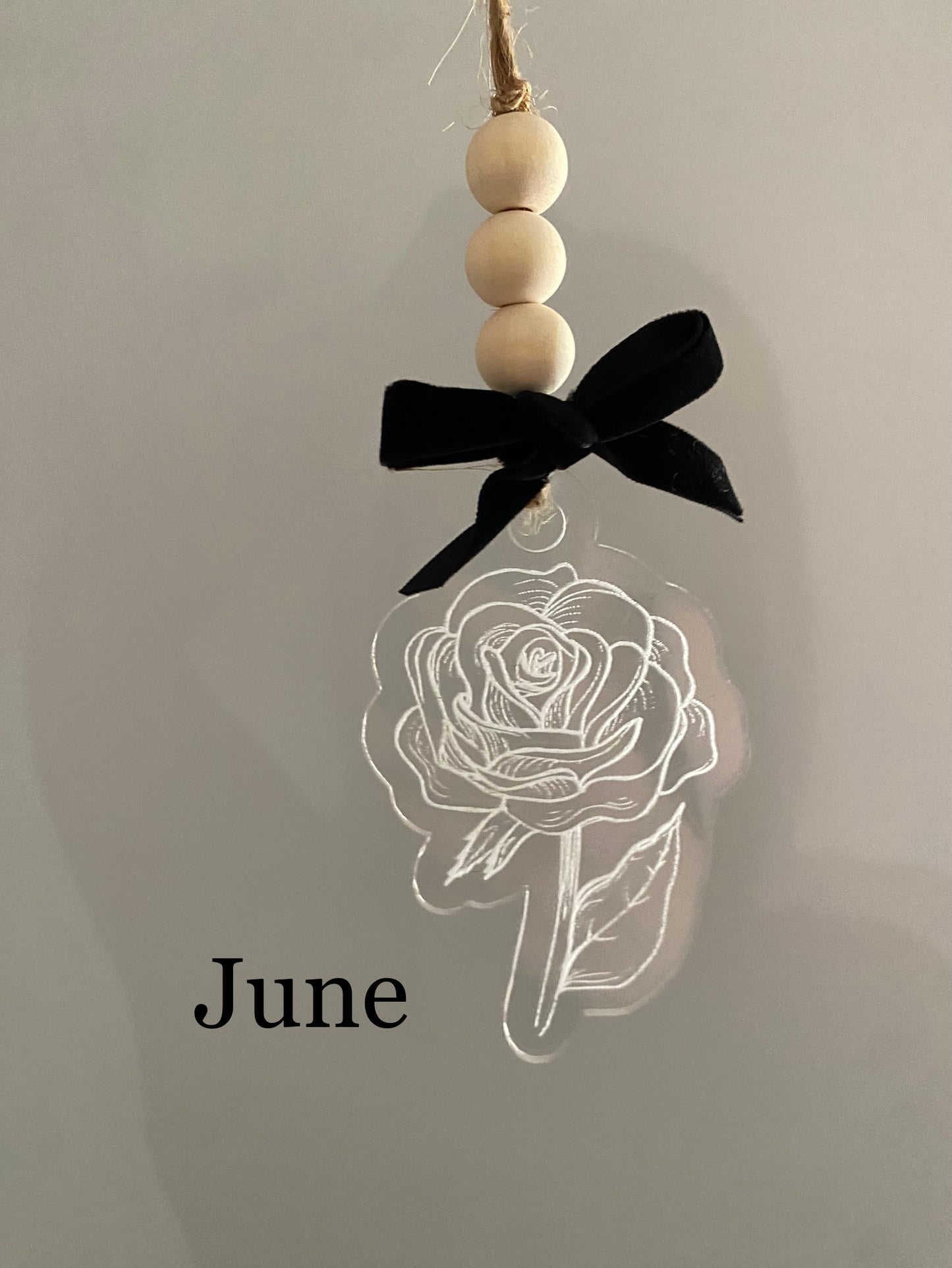 Birth Month Flower Ornament