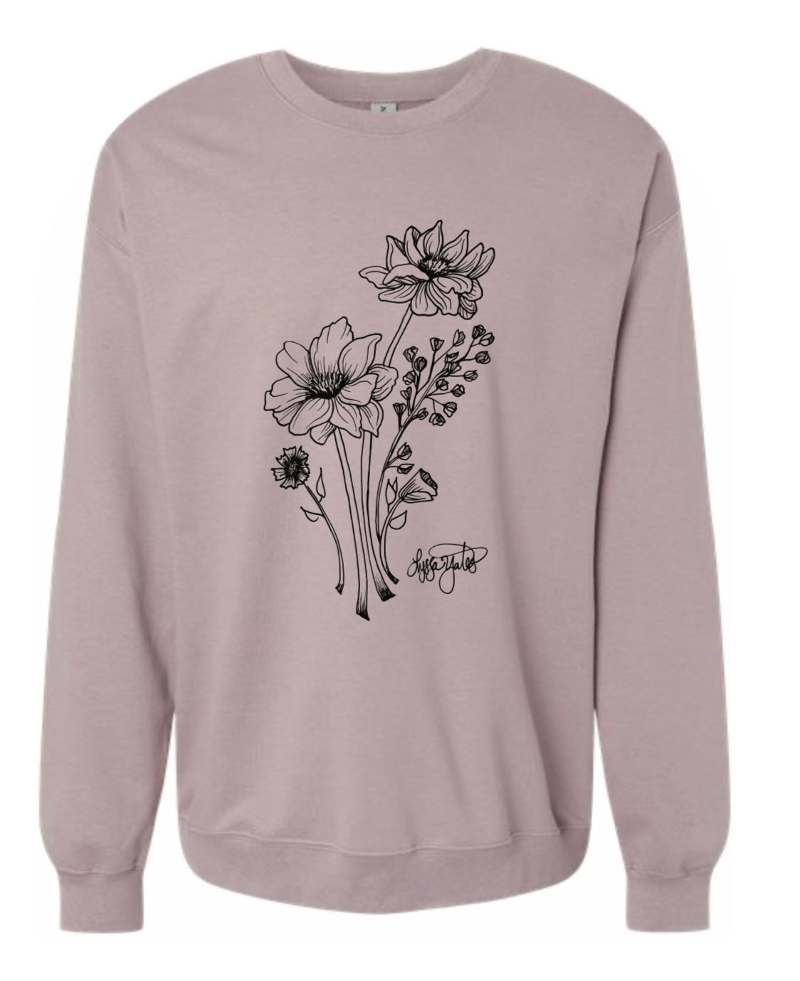 Lavender Bloom Sweatshirt