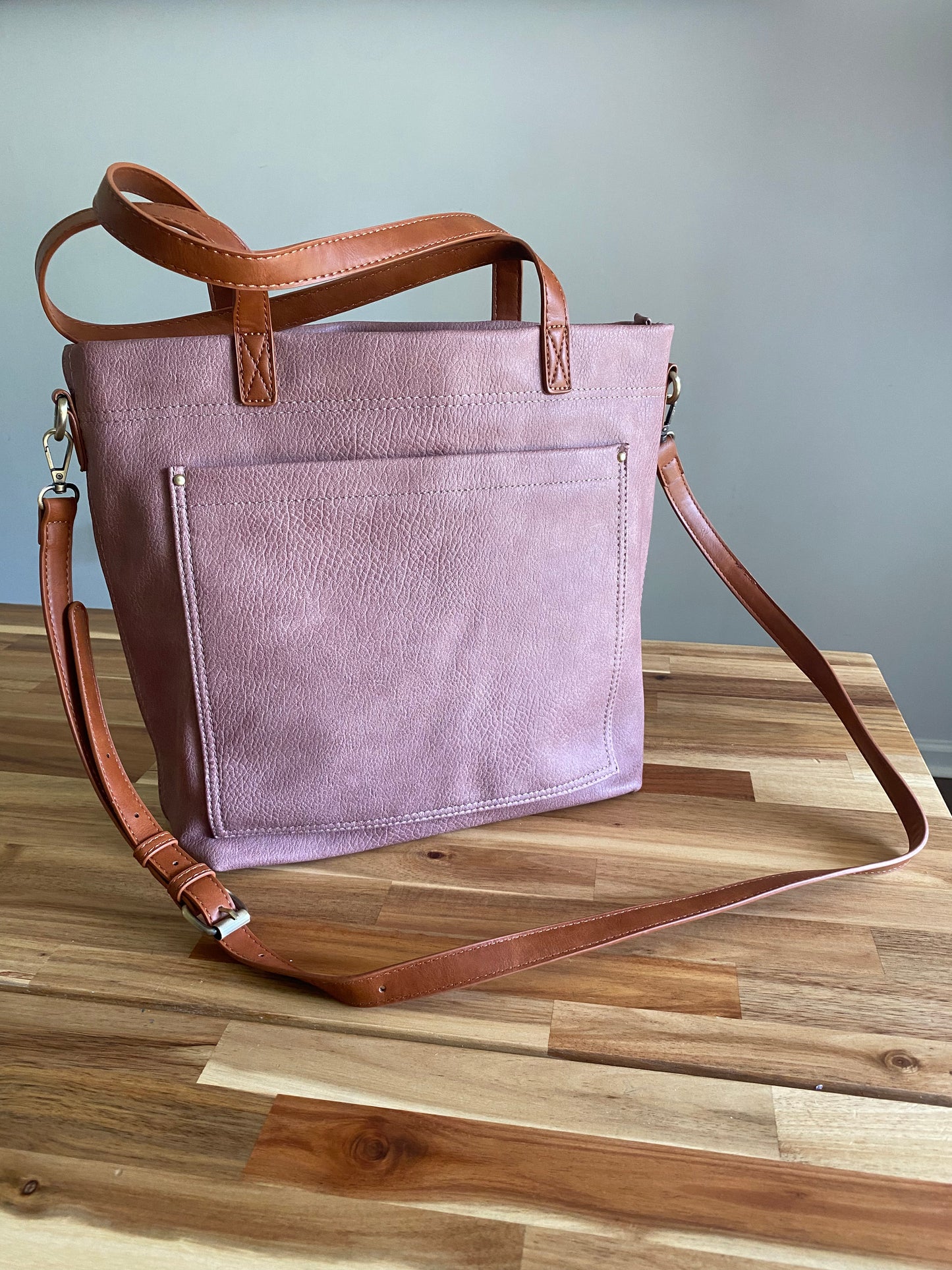 Addison Vegan Leather Tote Bag