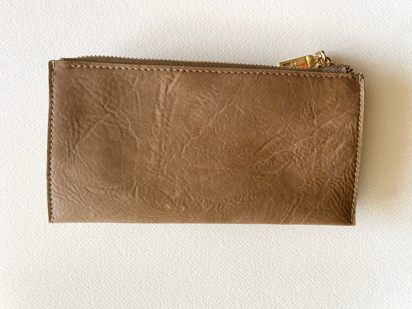 Wallet with Snap Closure and Zip Change Pocket