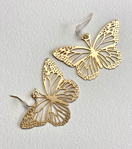 Metallic Mariposa Earrings