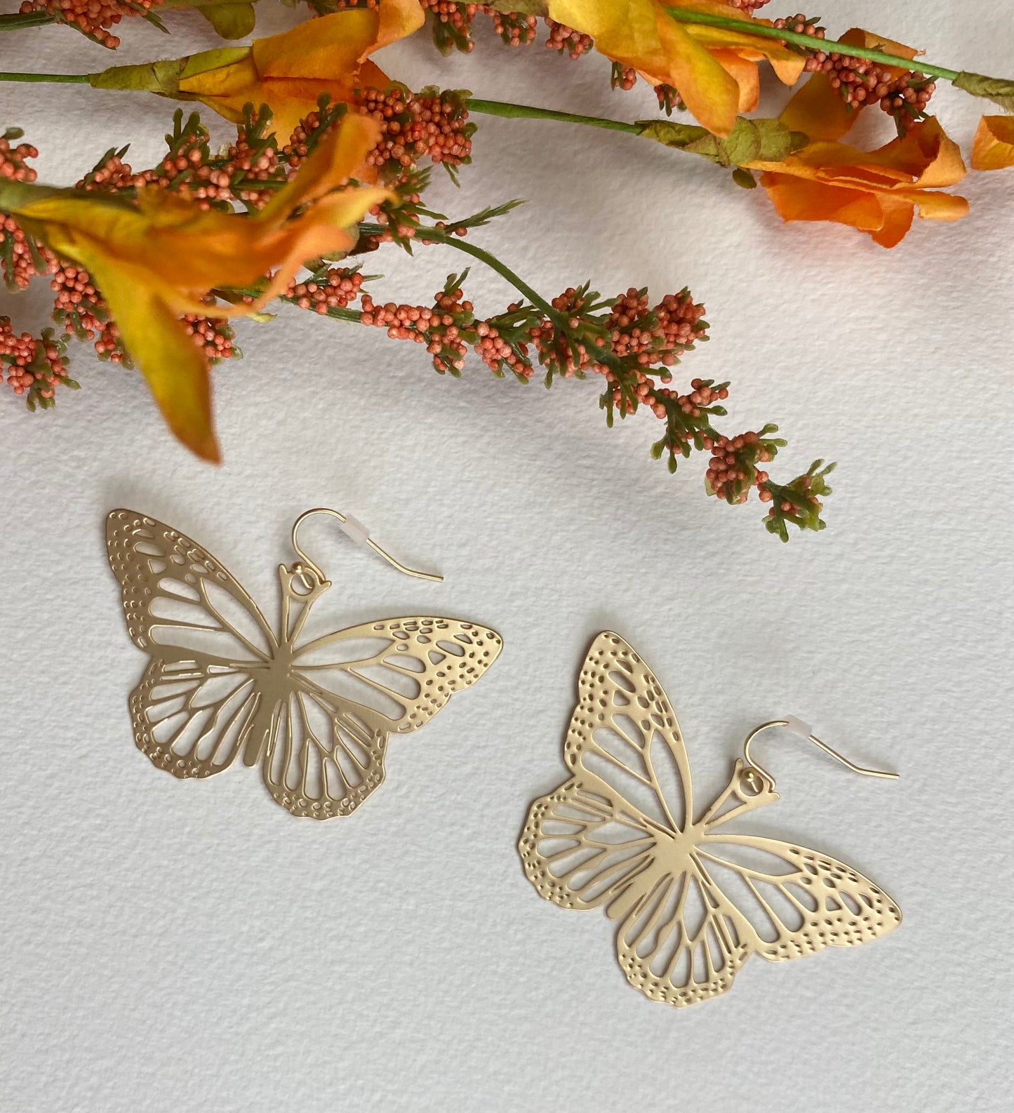 Metallic Mariposa Earrings