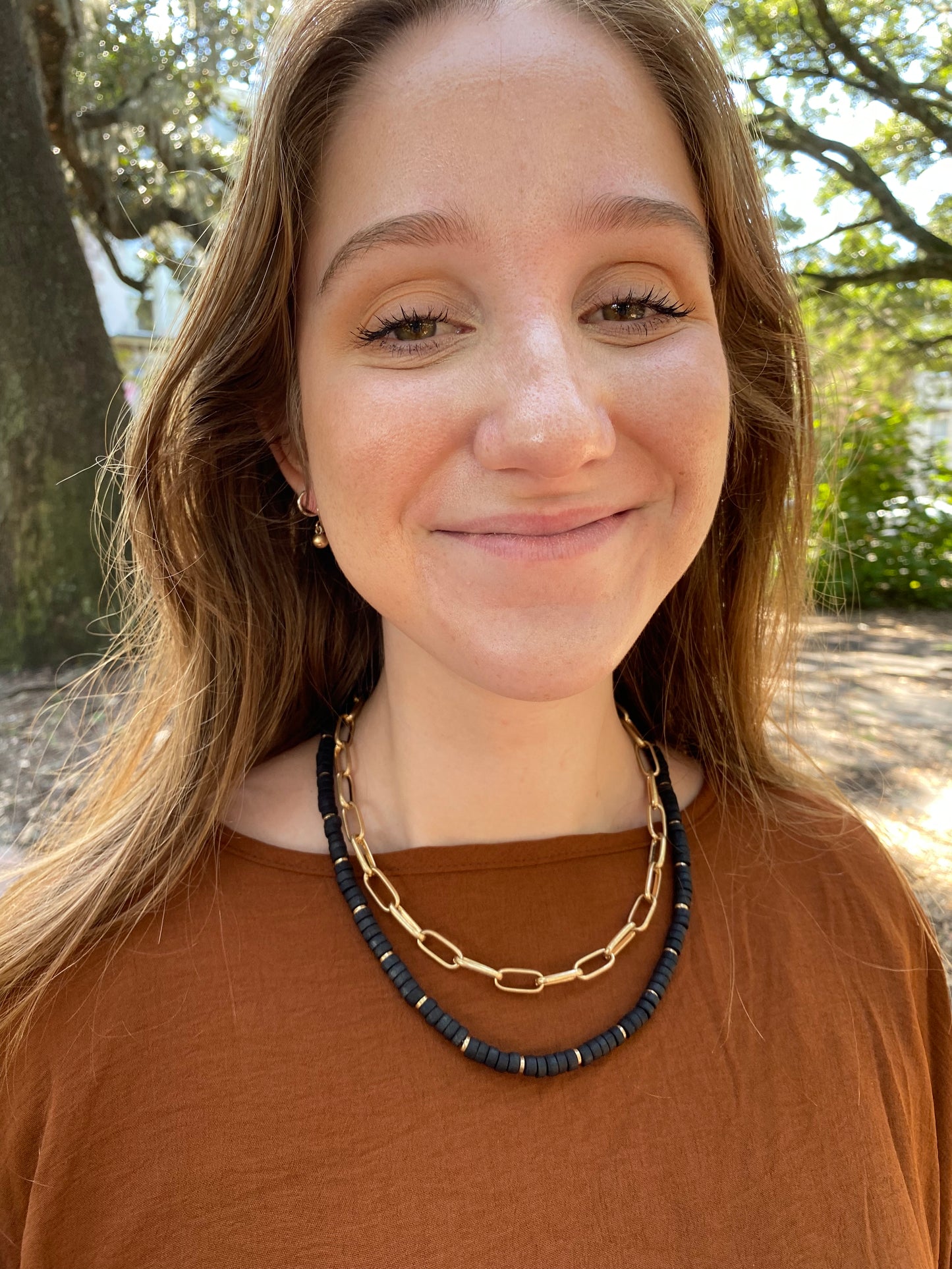 Timber & Links Necklace/Earring Set