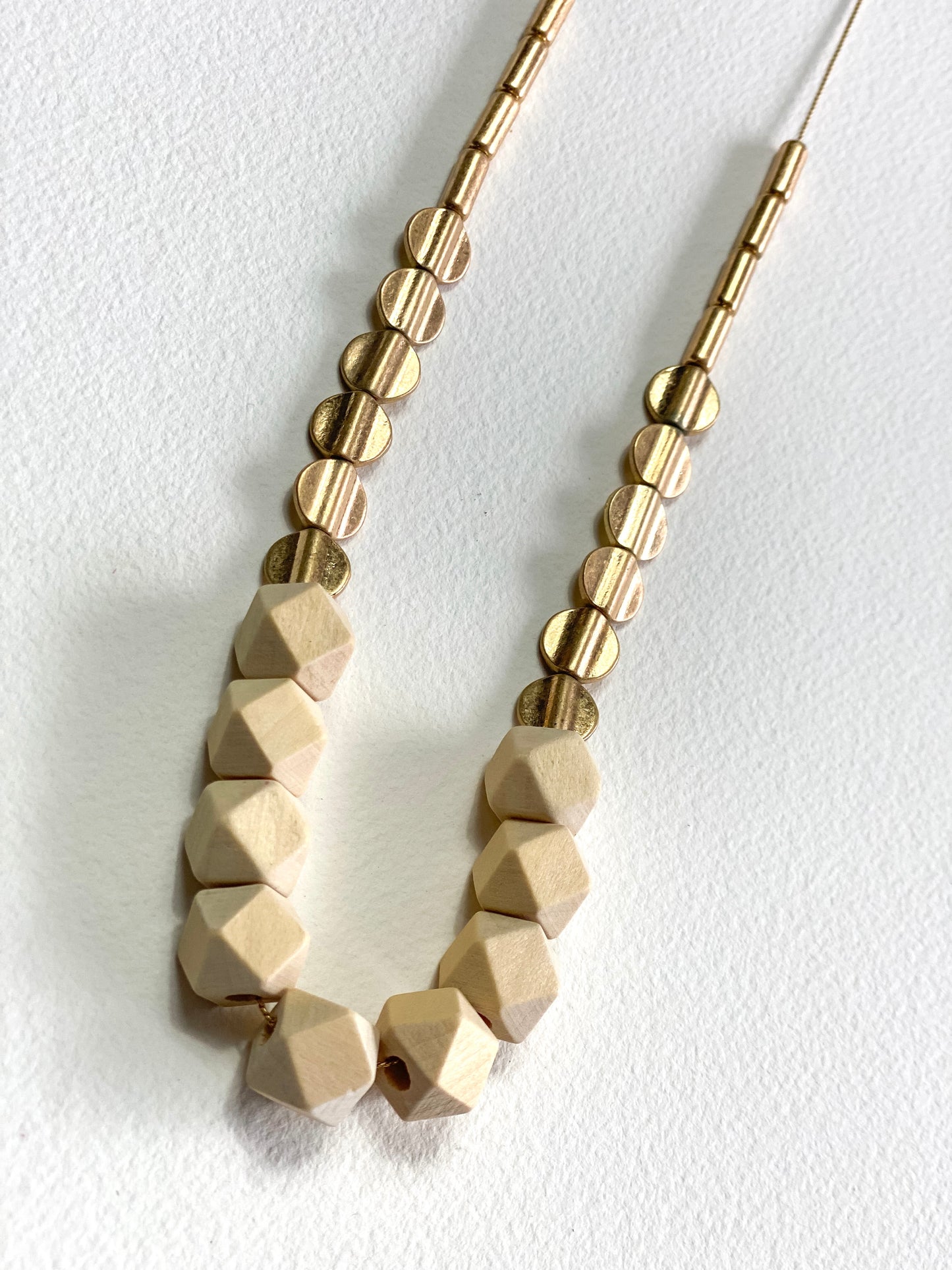 Golden Timber Strand Necklace