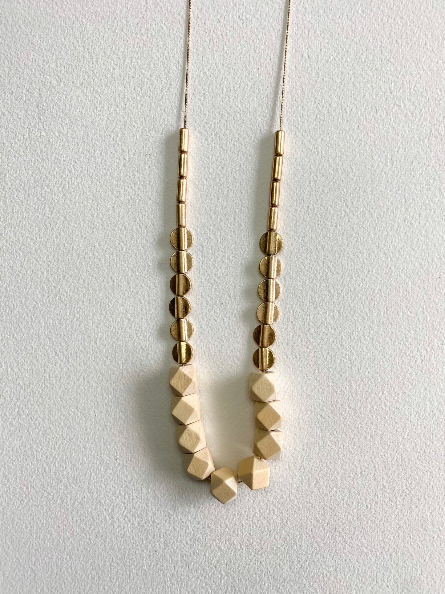 Golden Timber Strand Necklace