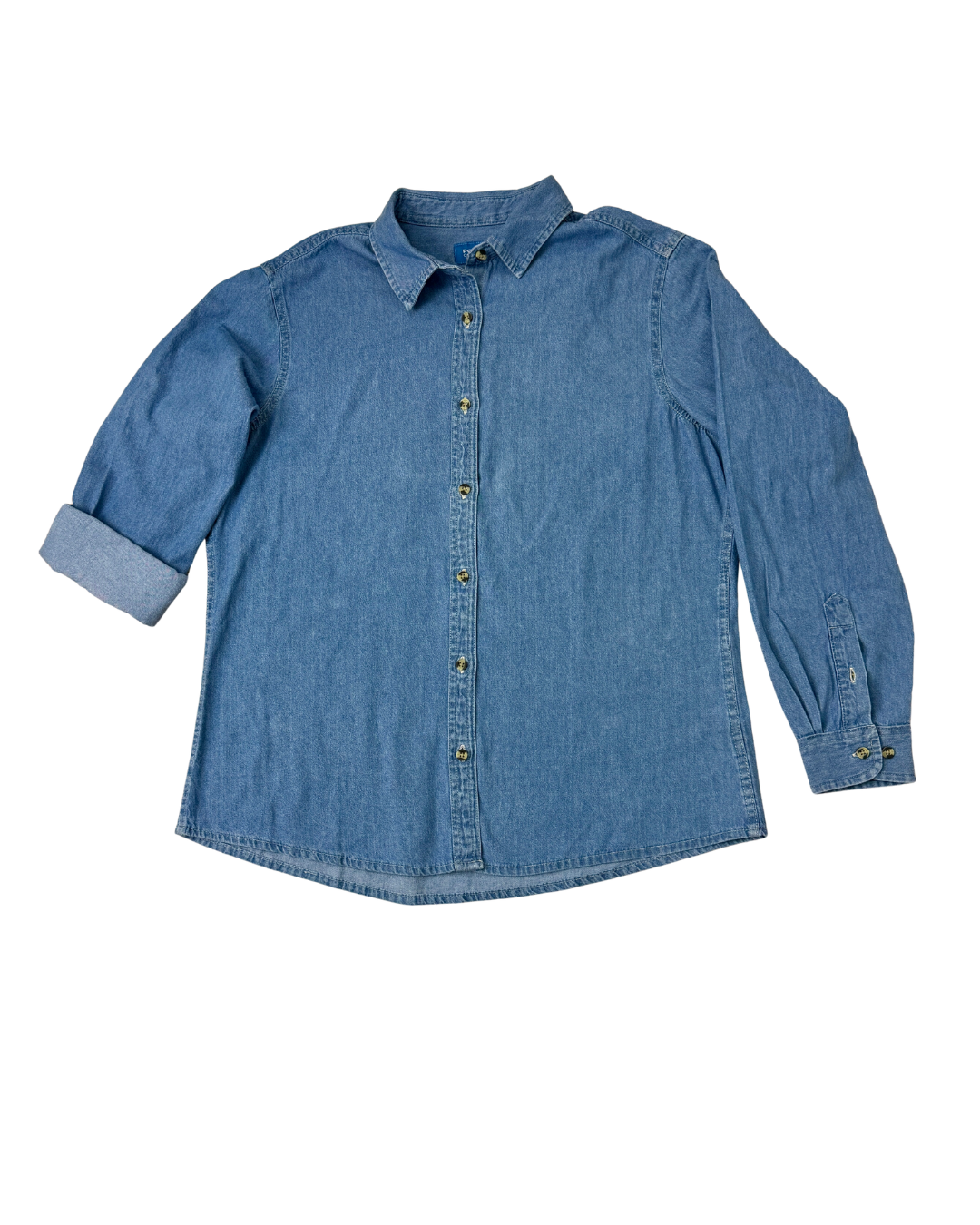 Floral Spine Skele Denim Long Sleeve