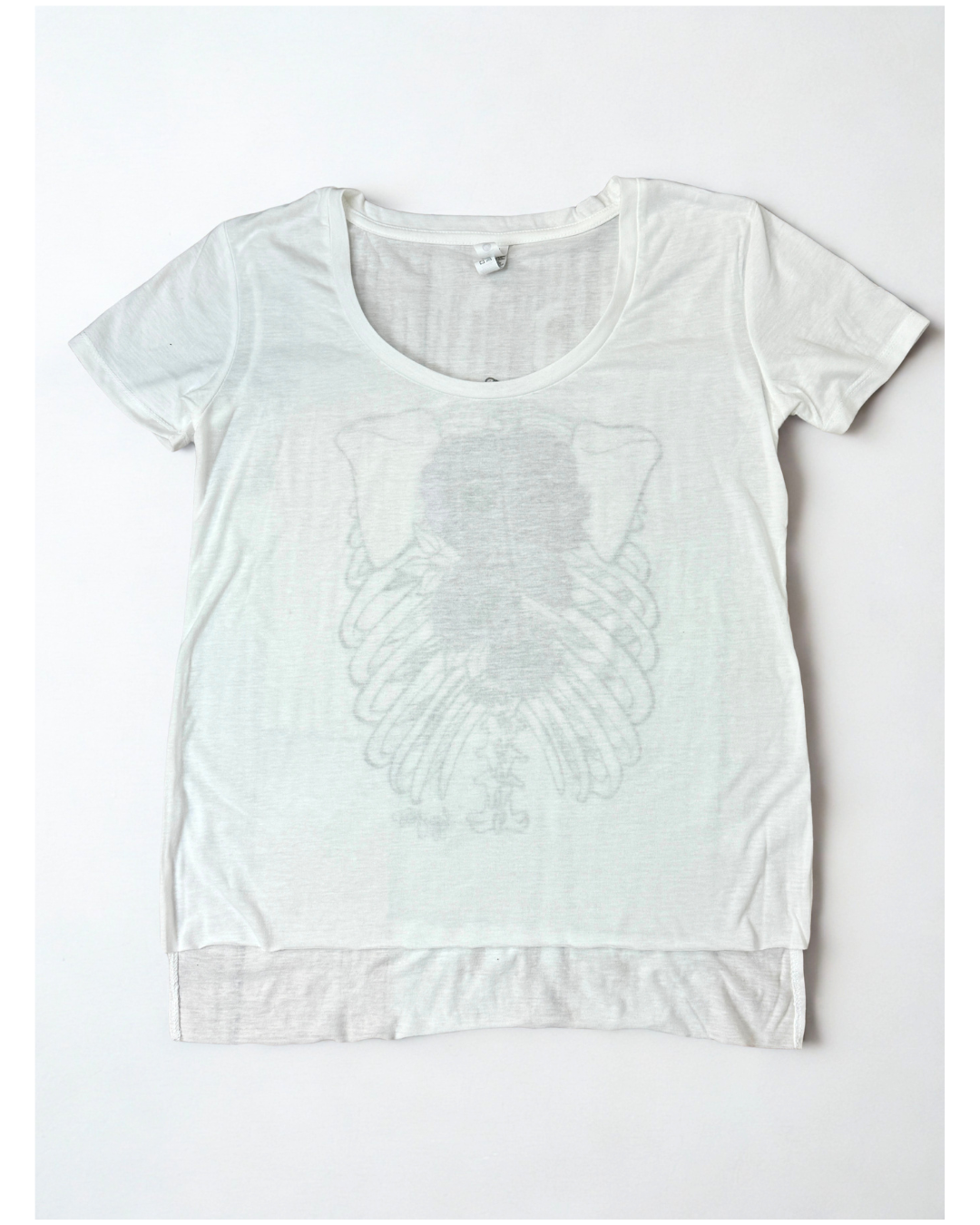Floral Spine Skele Tee