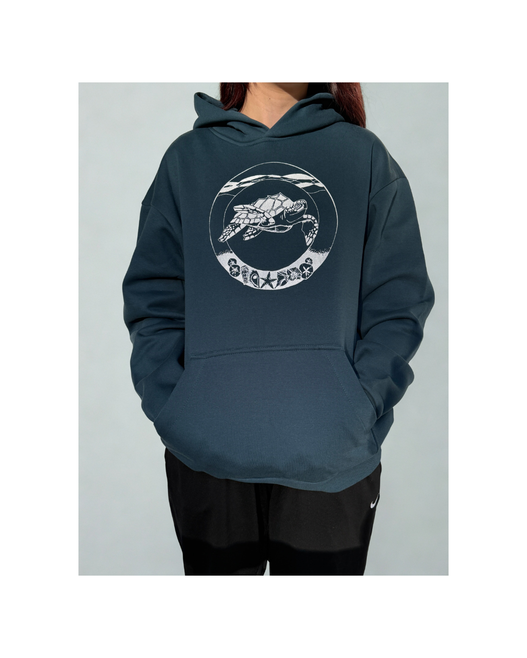 Sea Turtle Blue-green Hoodie