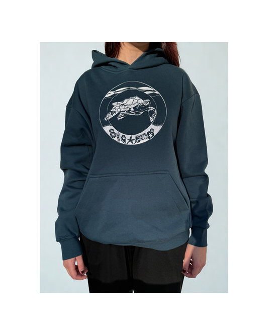 Sea Turtle Blue-green Hoodie