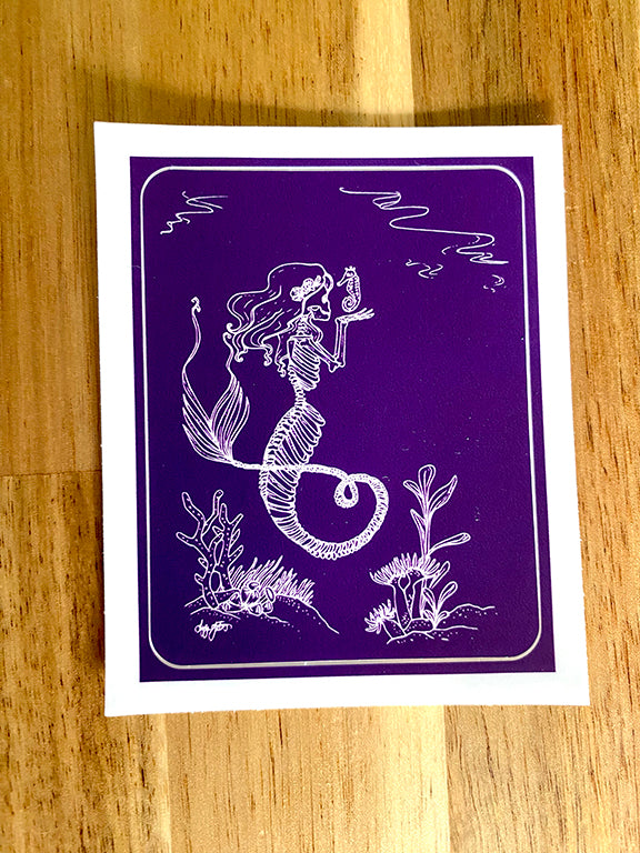 SkeleMermaid Sticker