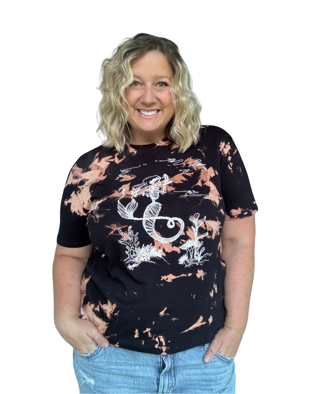 SkeleMermaid Tee