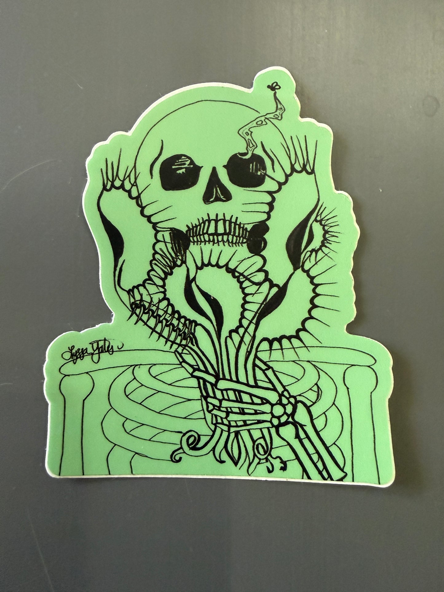 Skele Venus Flytrap Sticker
