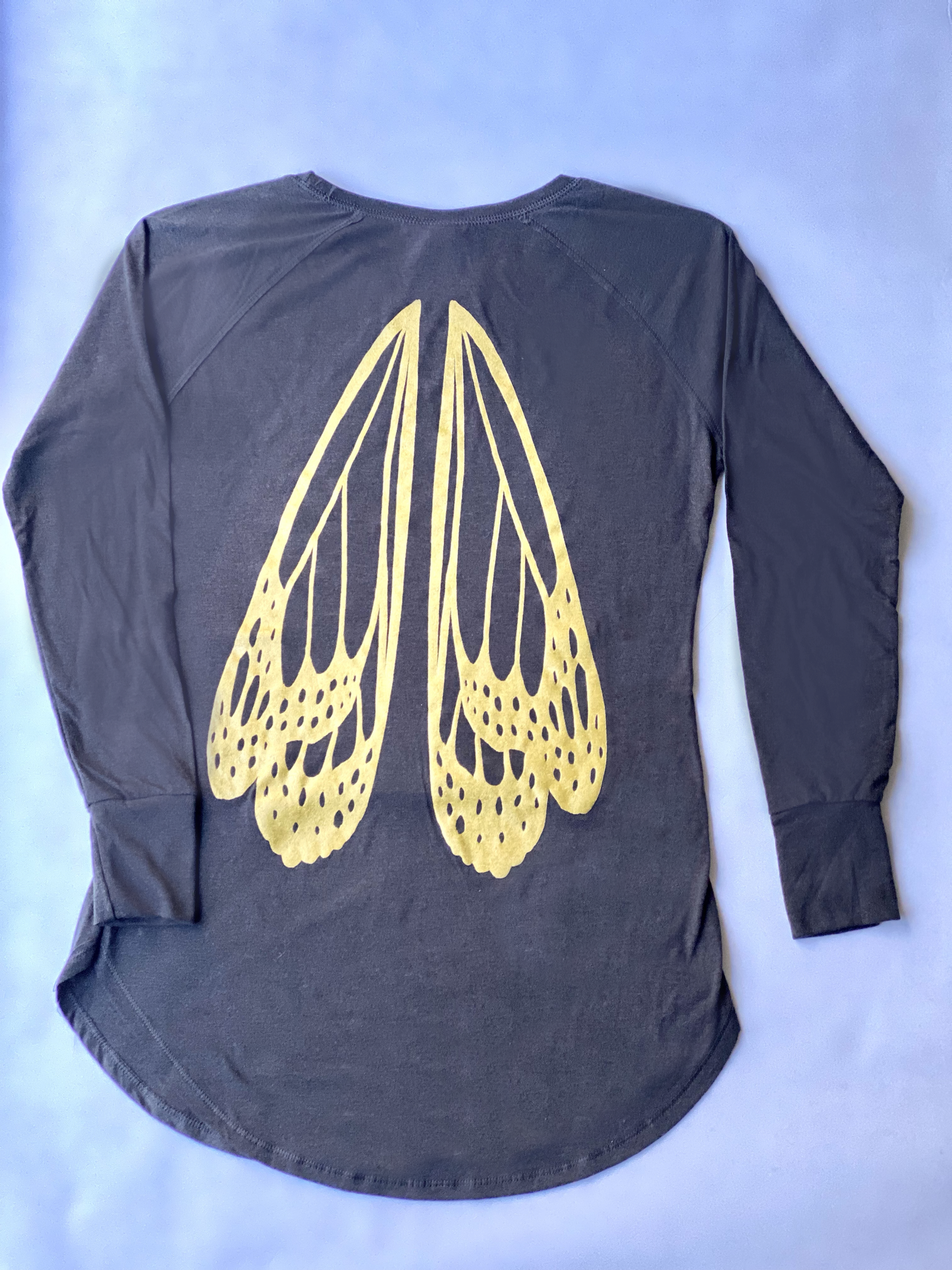 Butterfly Back Wing Long Sleeve Tee