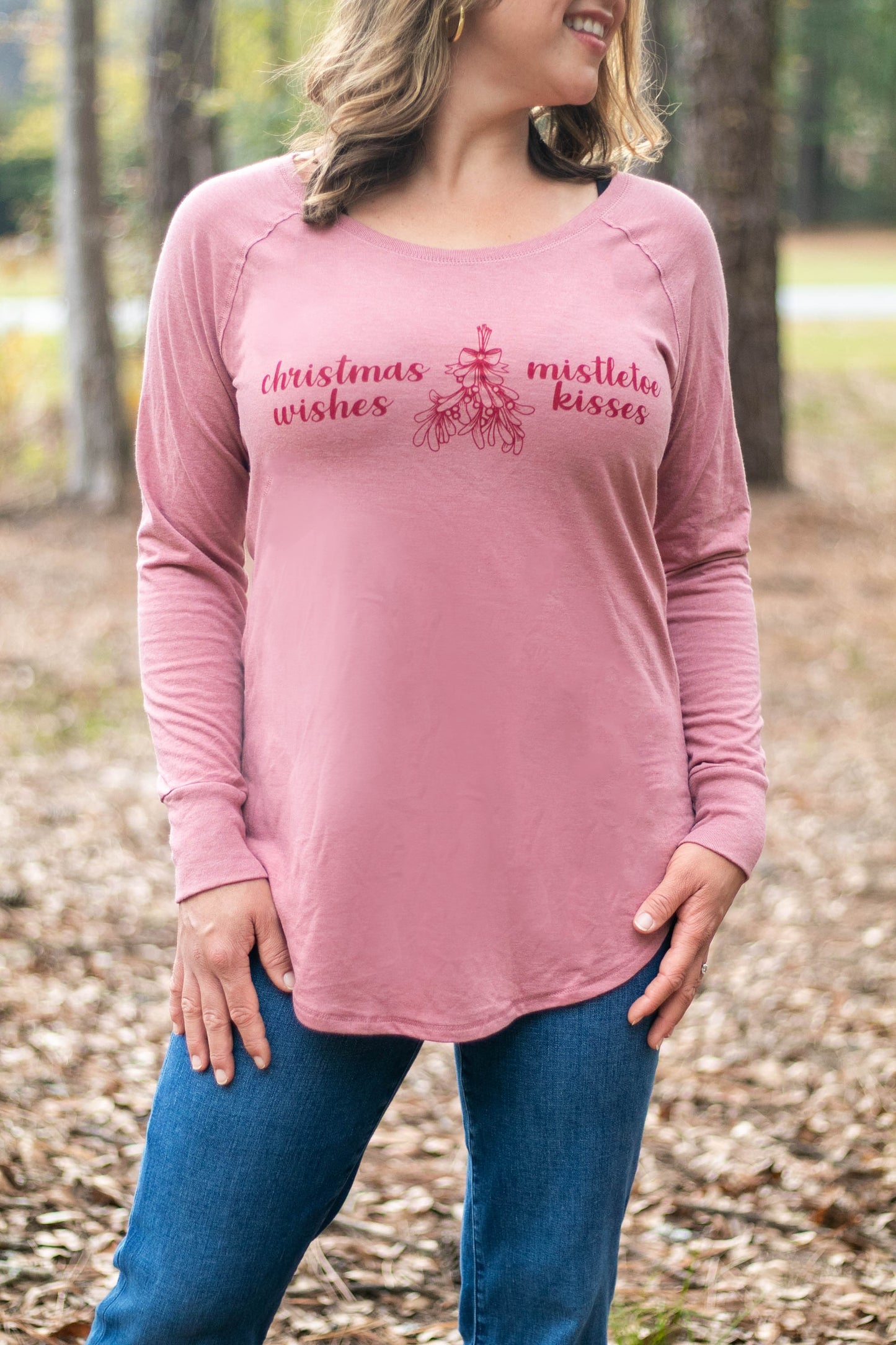 Mistletoe Kisses Long Sleeve Tee