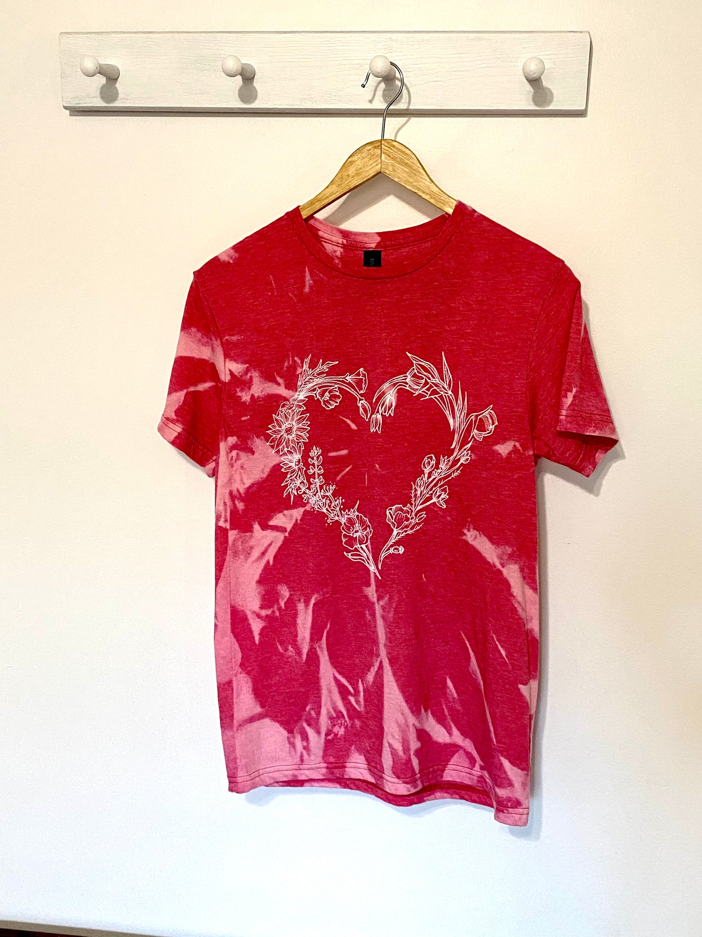 California Flower Heart Shirt