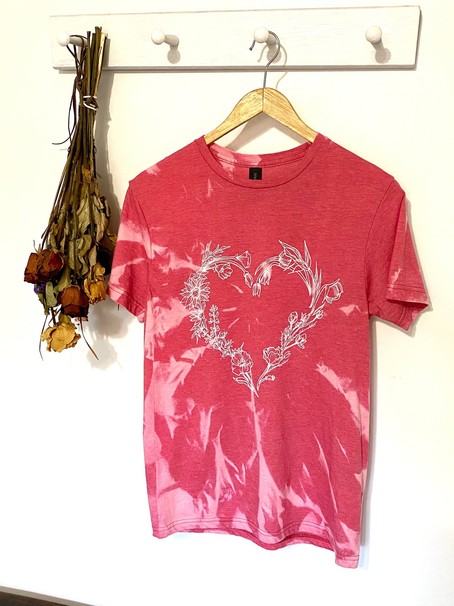 California Flower Heart Shirt