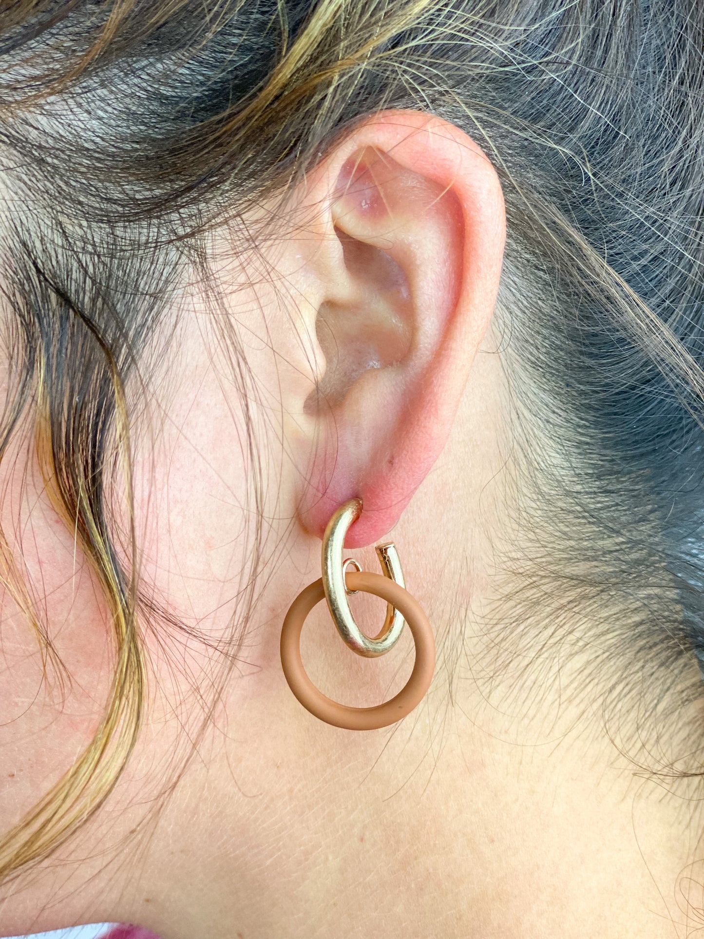 Suspended Hoop Earrings