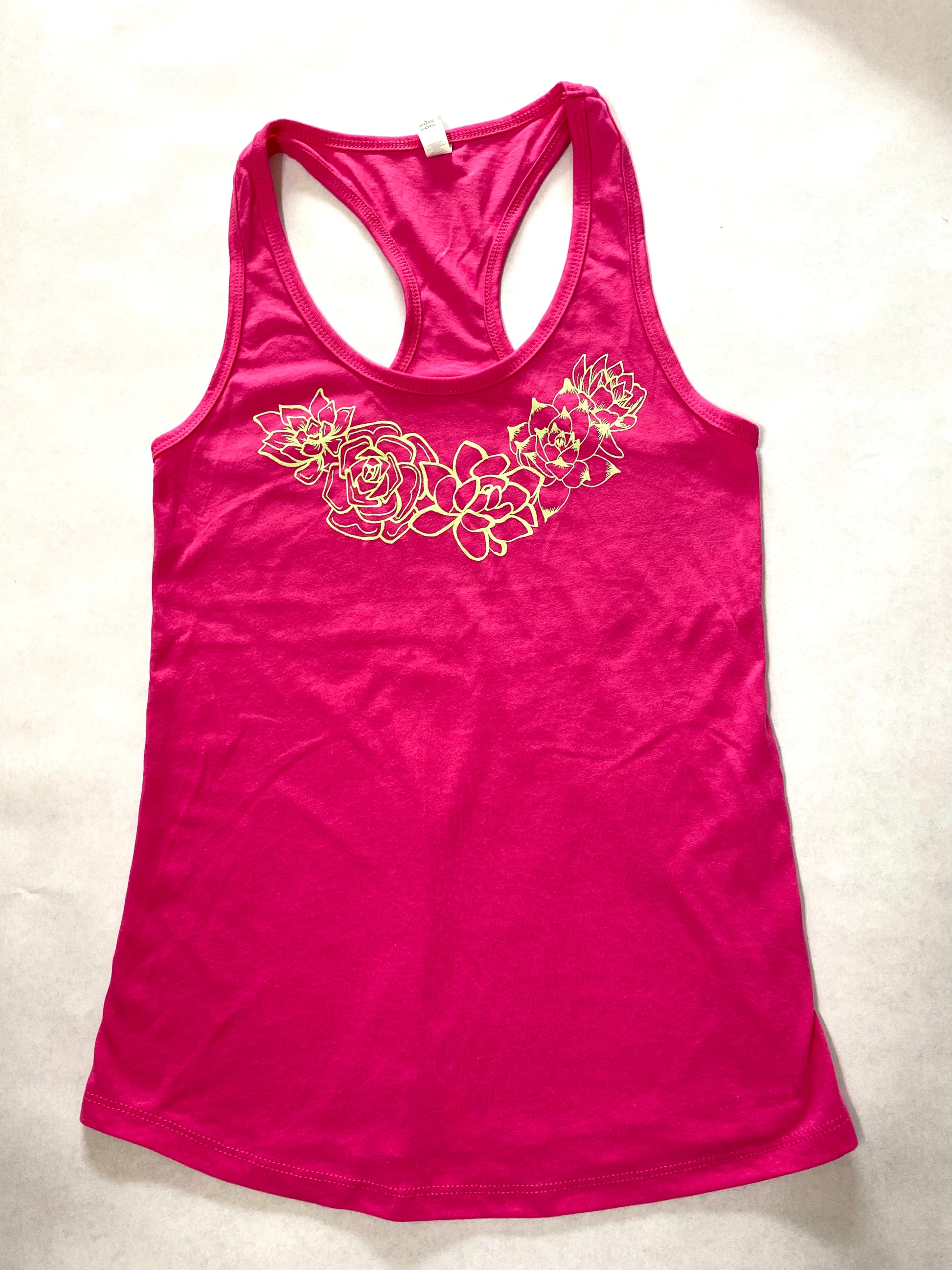 succulent tank top Succulent Pink Tank Top – printandparchment