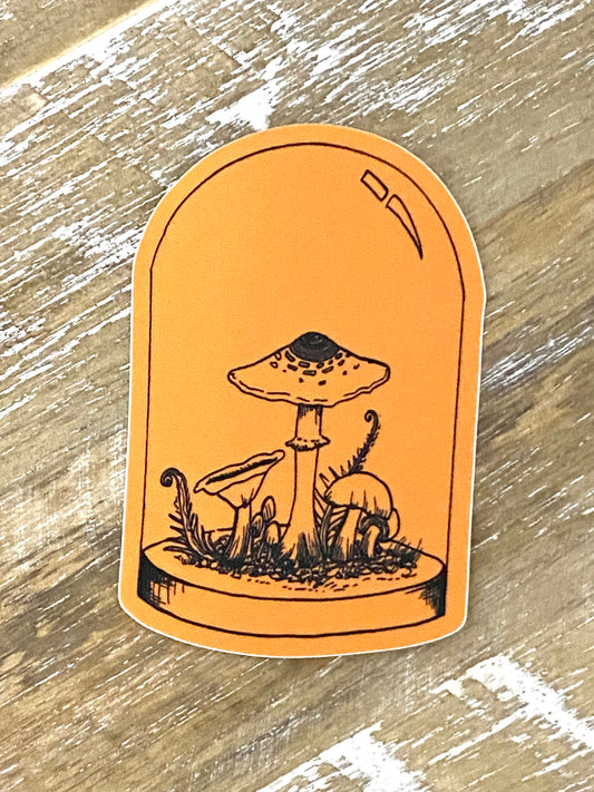 Mushroom Terrarium Sticker